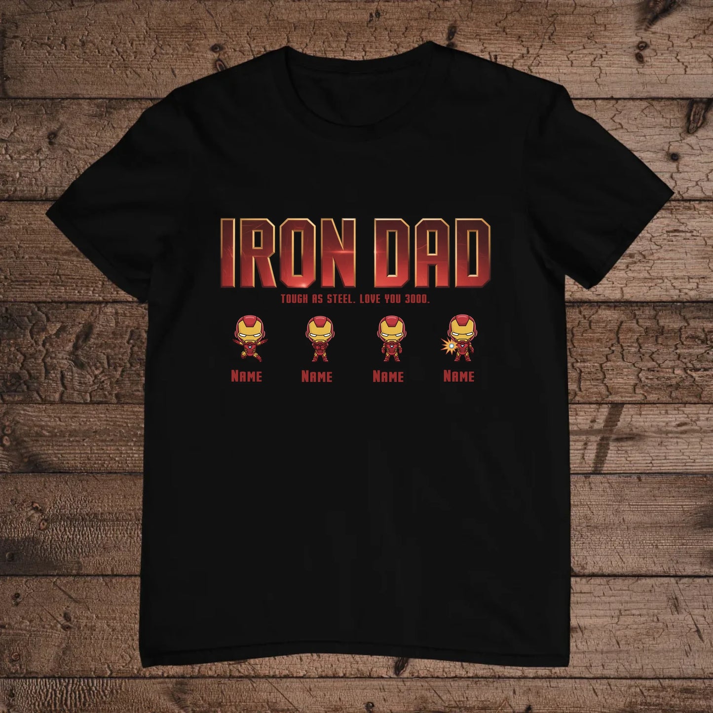 holz Flatlay mockup schwarz