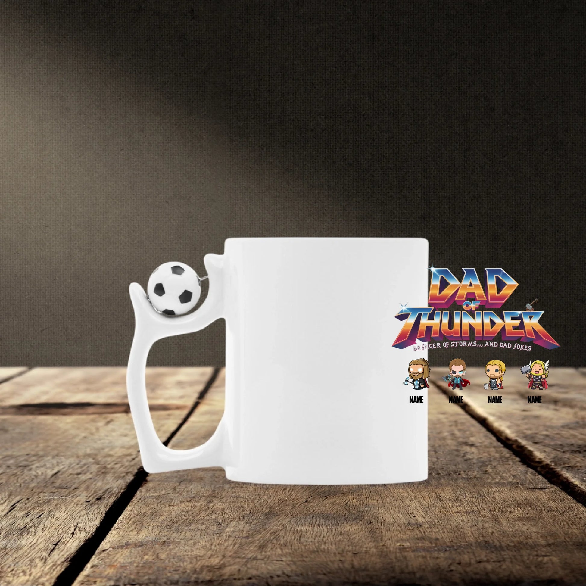 Mockup Fußballtasse