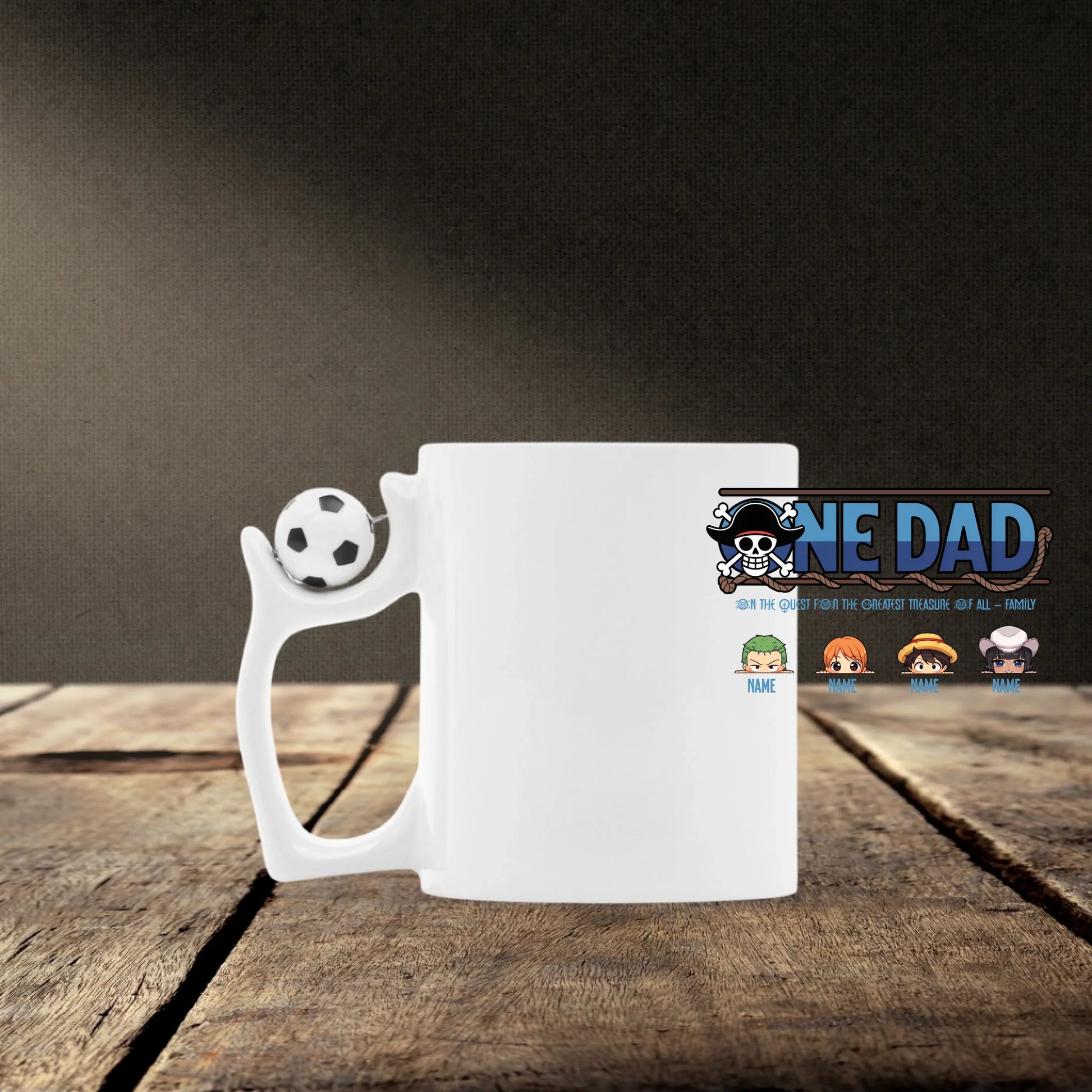 Mockup Fußballtasse