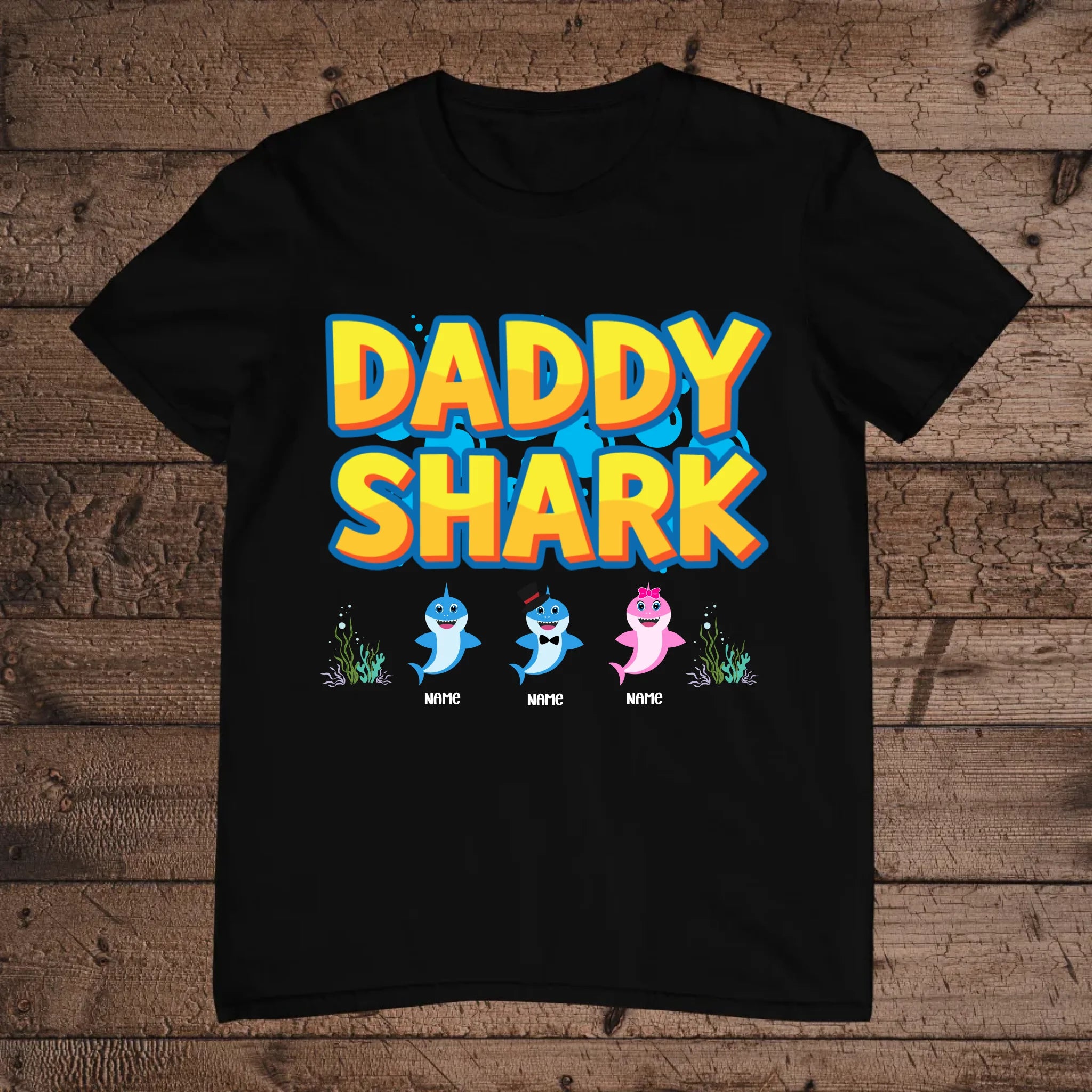 holz Flatlay mockup schwarz