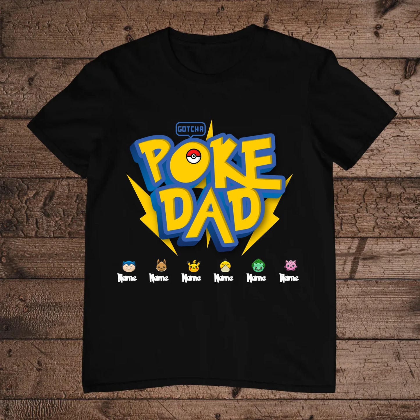 holz Flatlay mockup schwarz