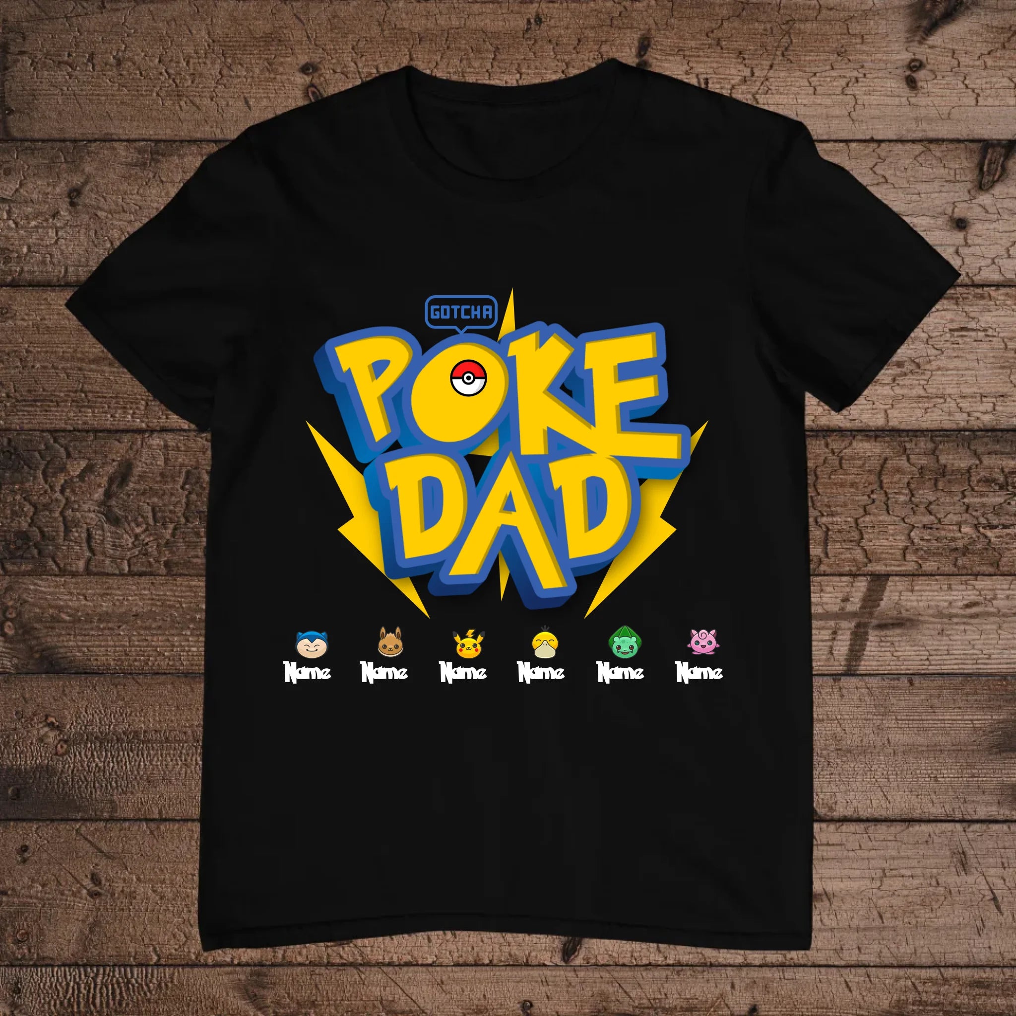 holz Flatlay mockup schwarz