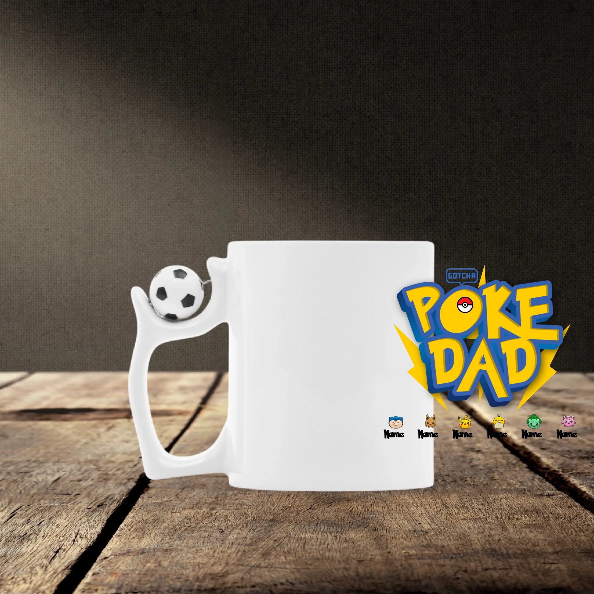 Mockup Fußballtasse