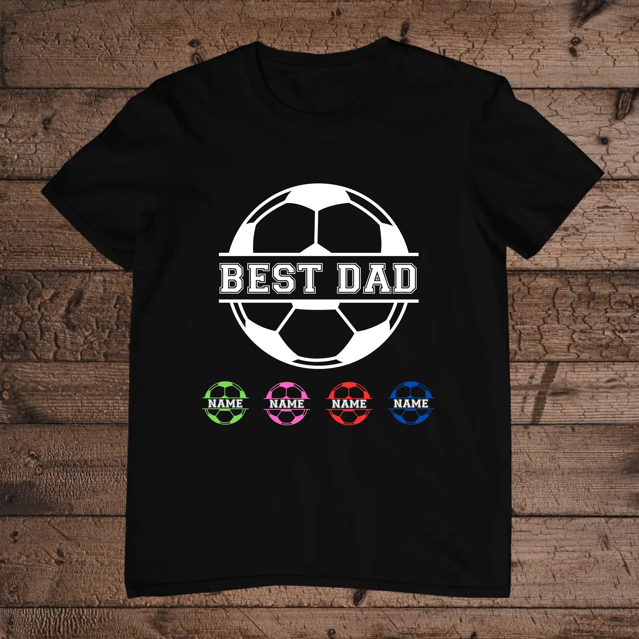 holz Flatlay mockup schwarz