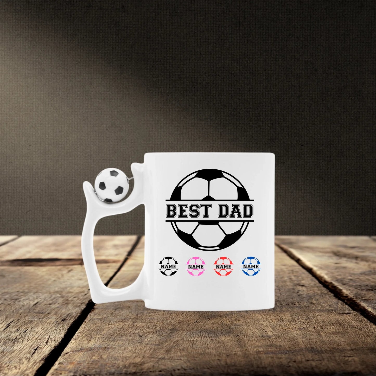 Mockup Fußballtasse