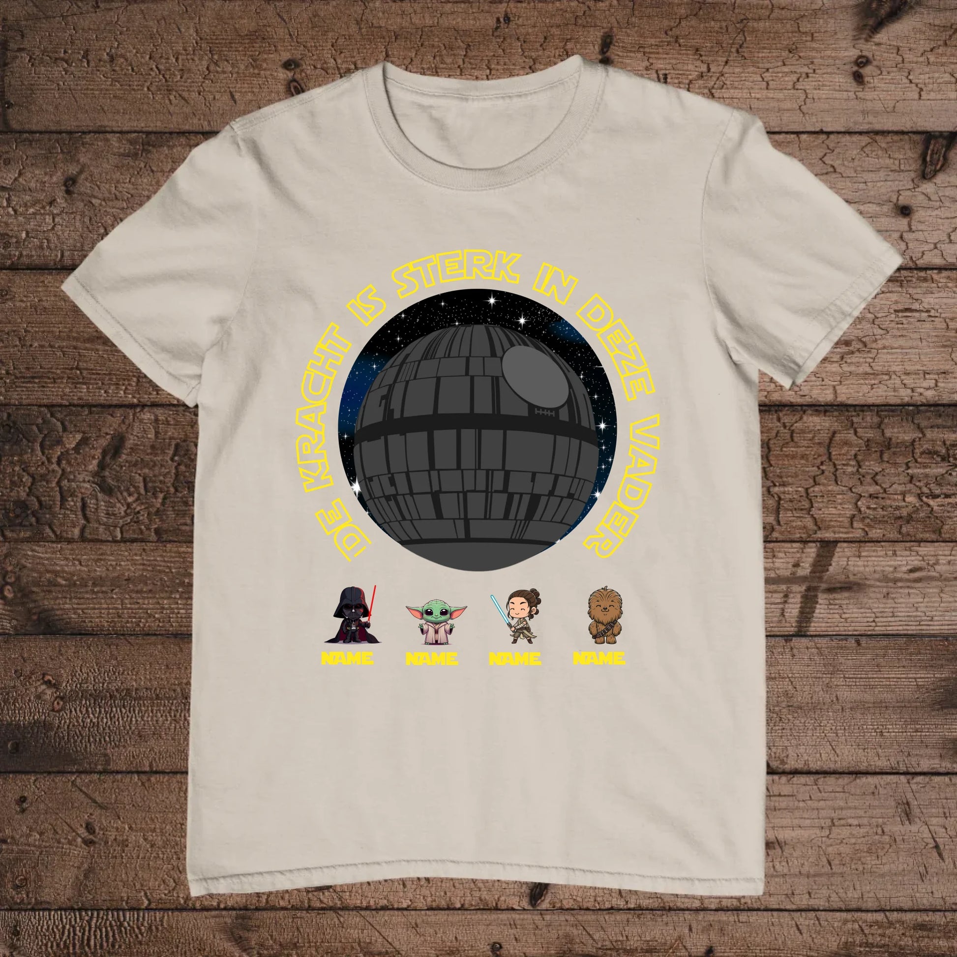 holz Flatlay mockup sand