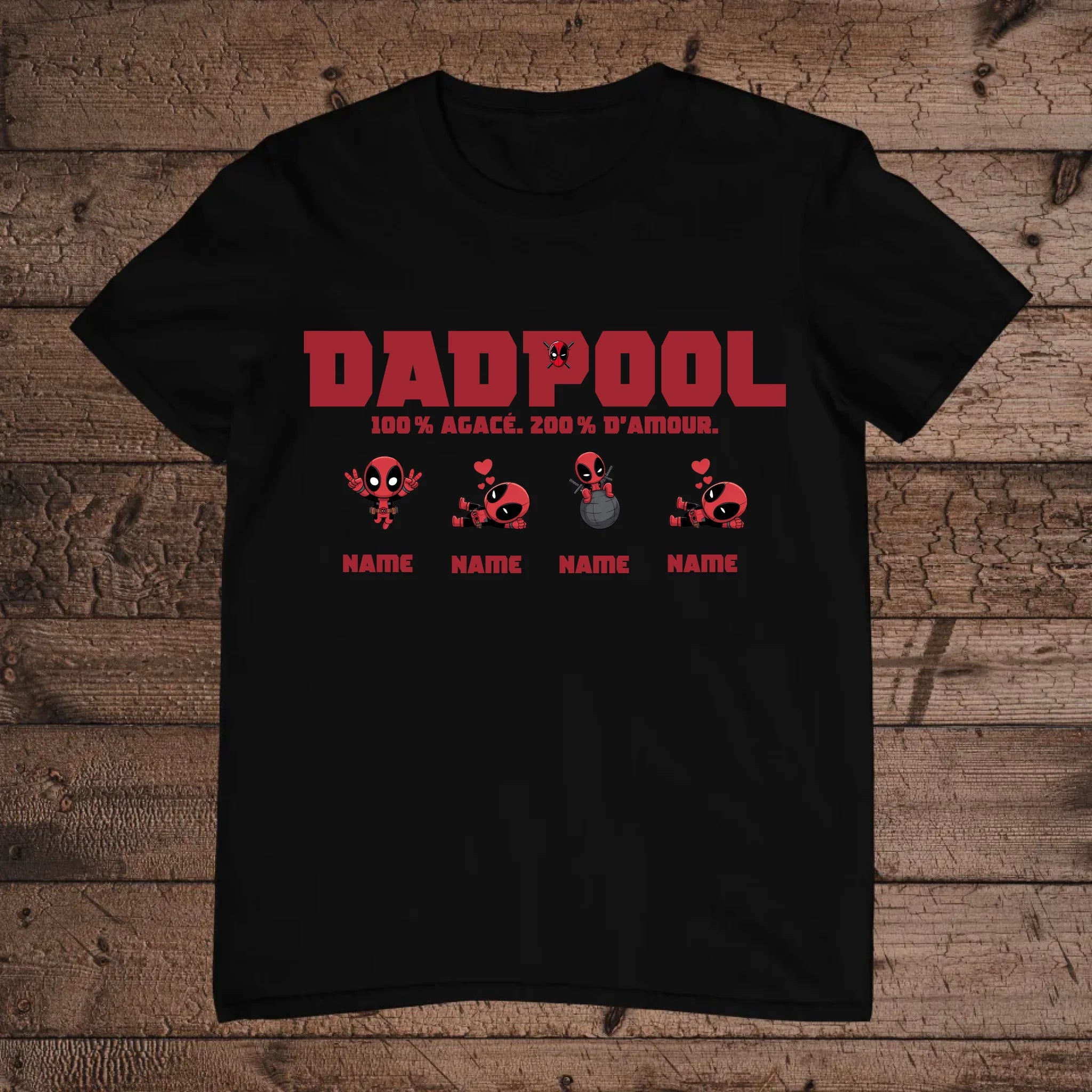 holz Flatlay mockup schwarz