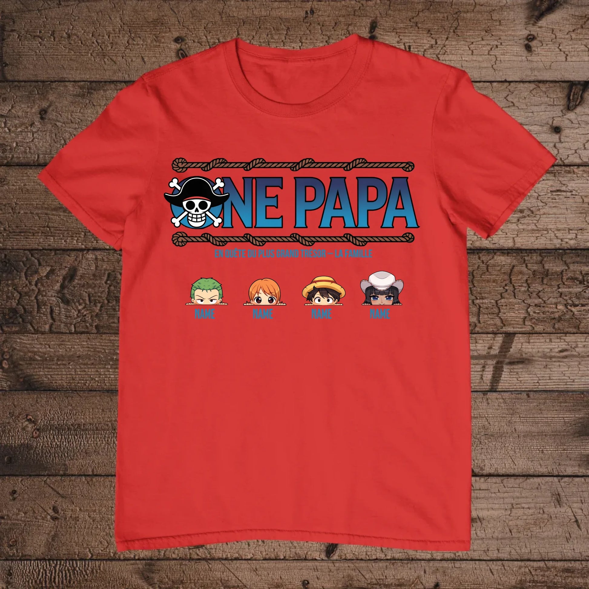 holz Flatlay mockup rot