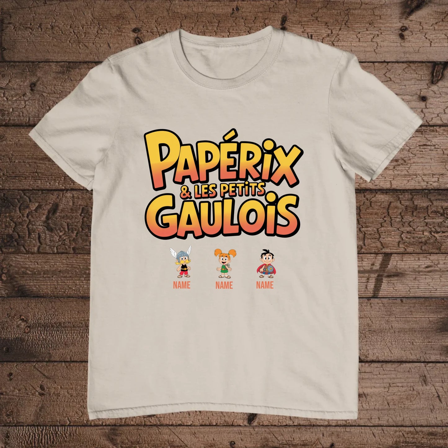 holz Flatlay mockup sand