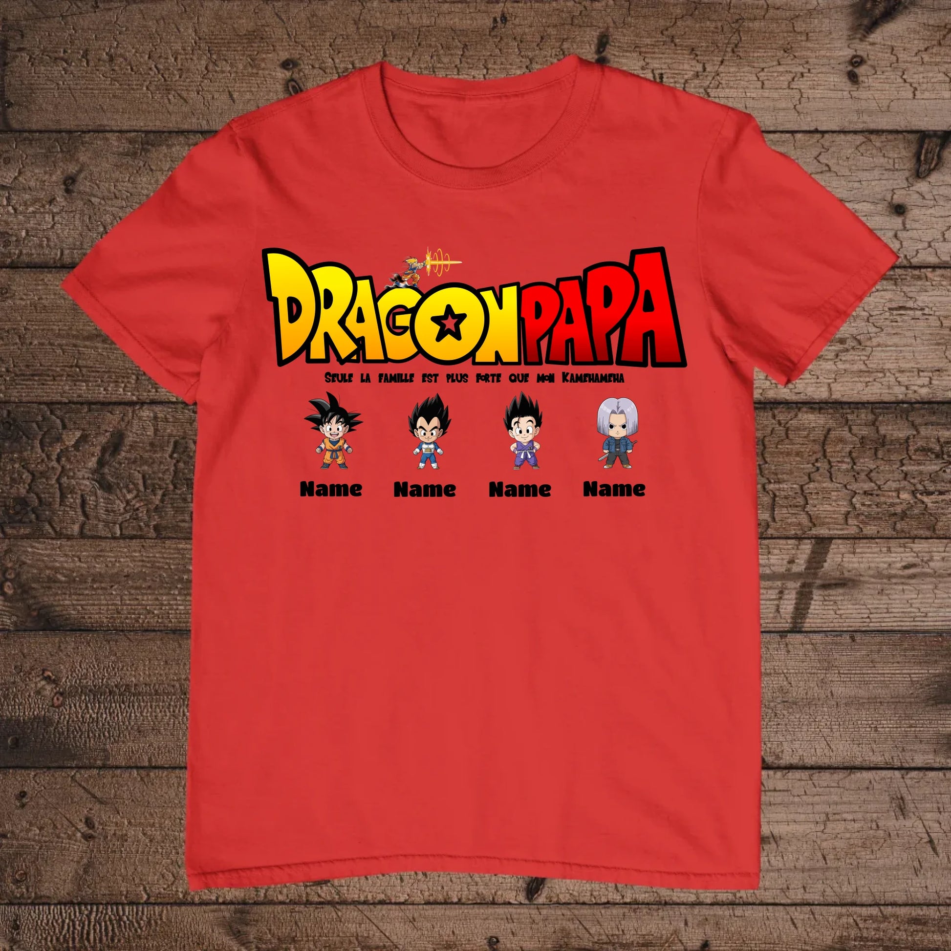 holz Flatlay mockup rot