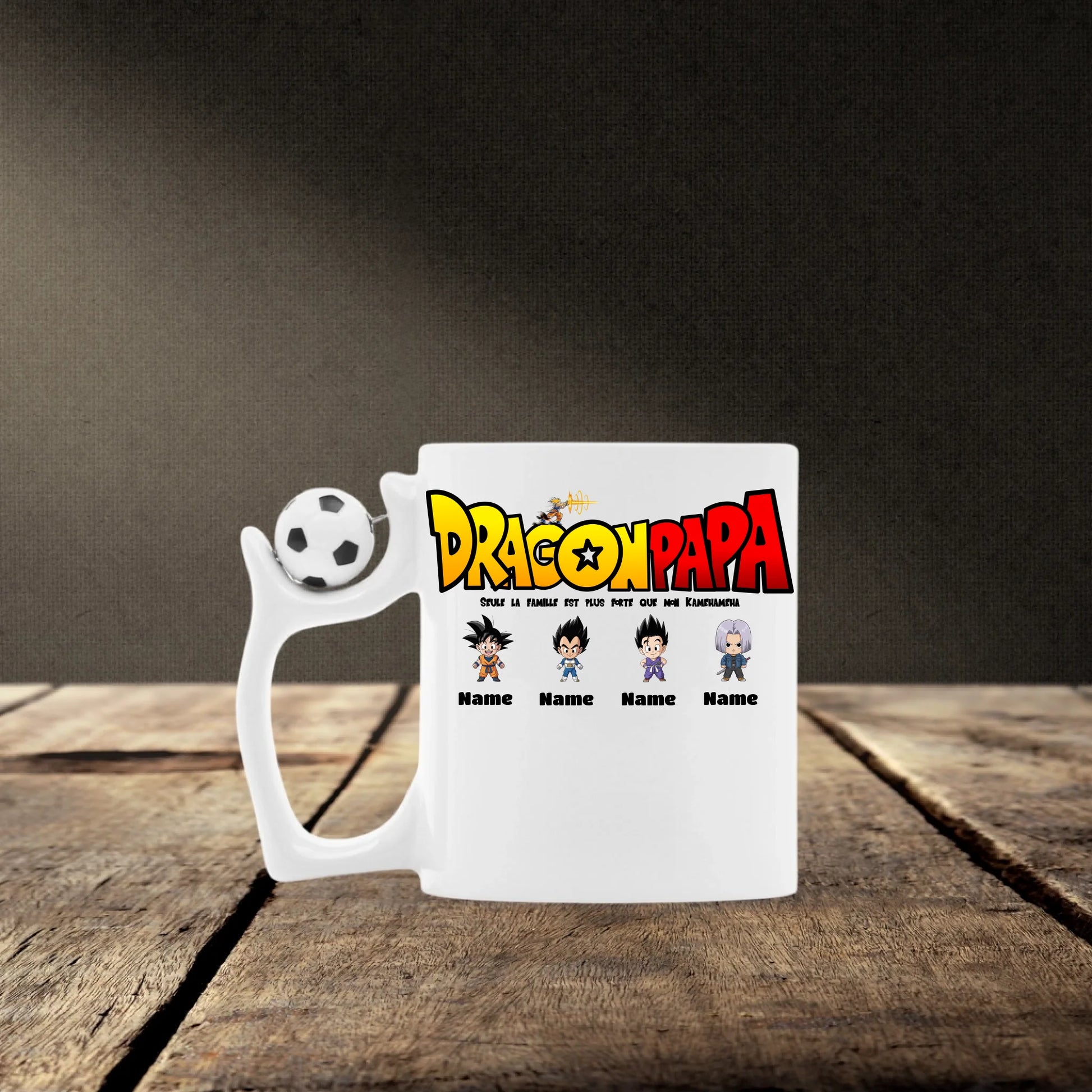 Mockup Fußballtasse
