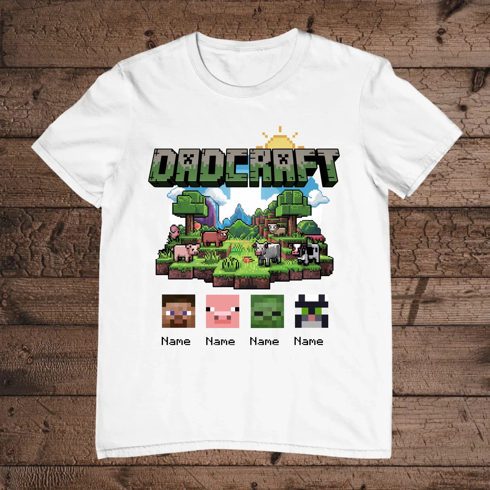 holz flatlay mockup weiß