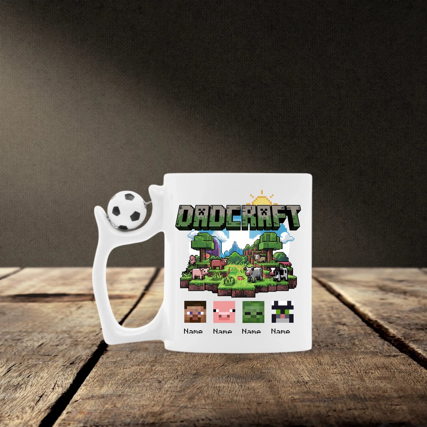 Mockup Fußballtasse