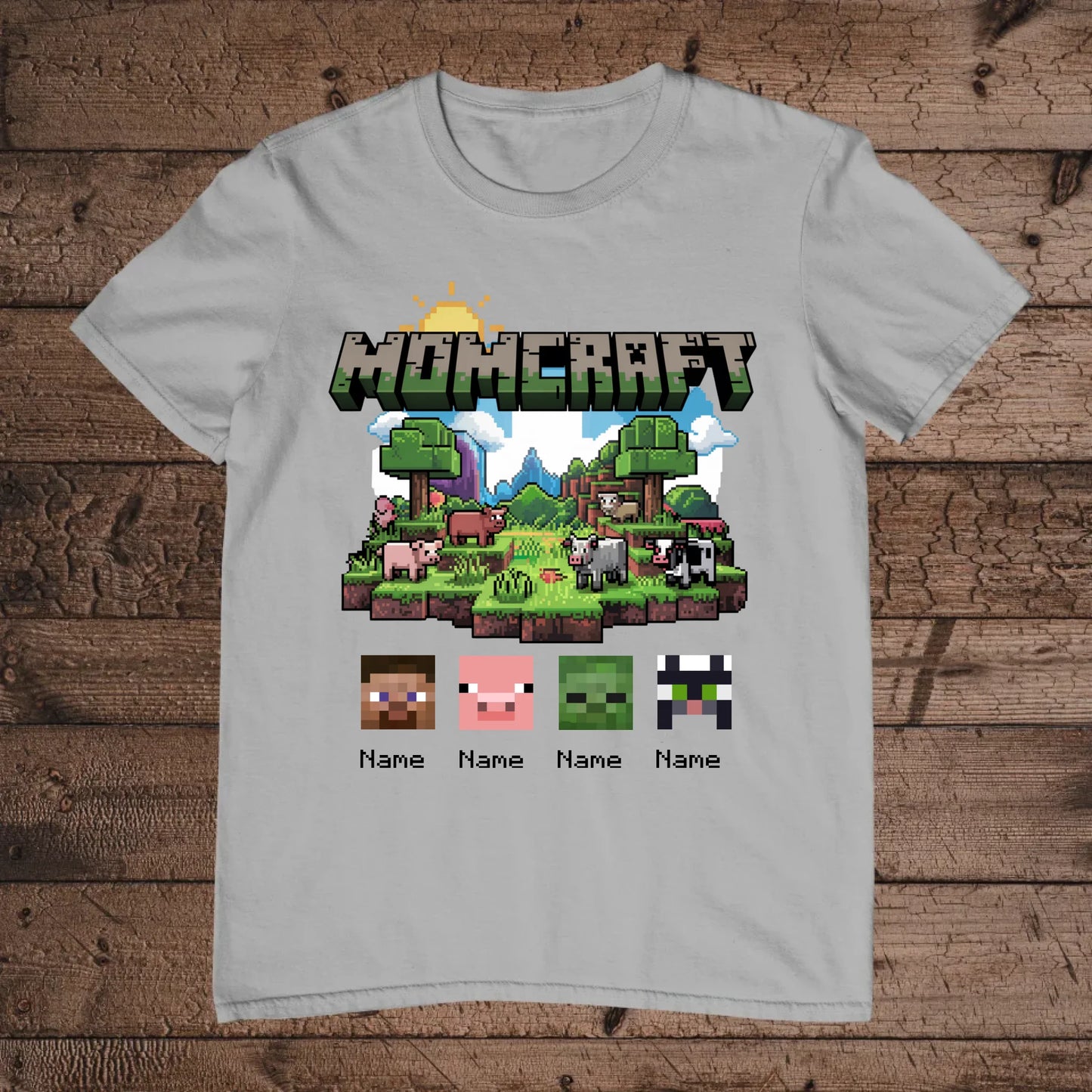 holz Flatlay mockup sport grey