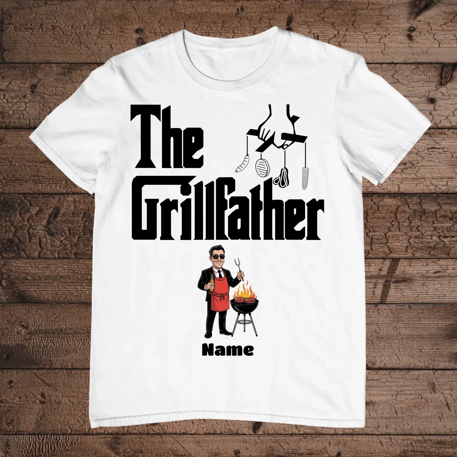 holz flatlay mockup weiß