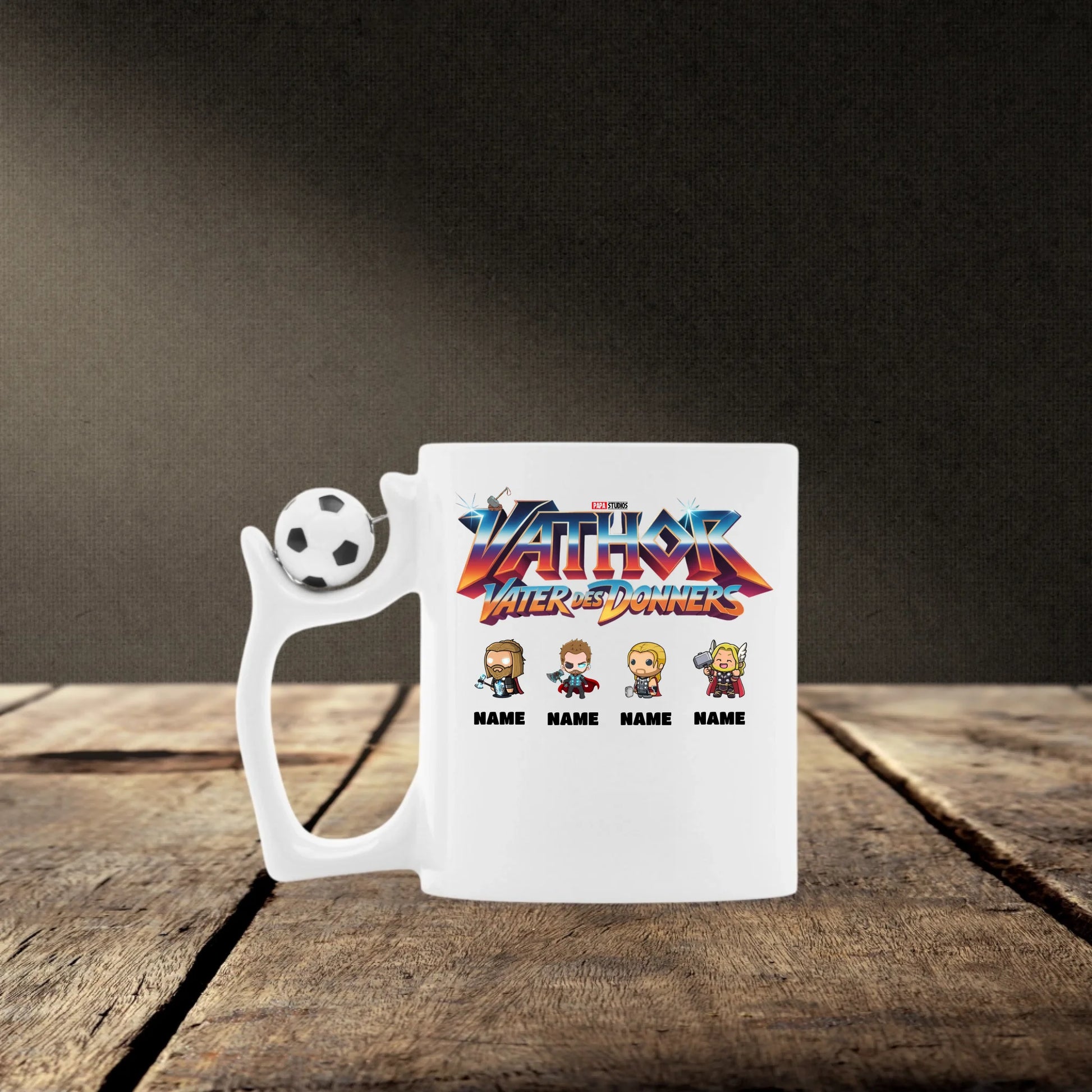 Mockup Fußballtasse