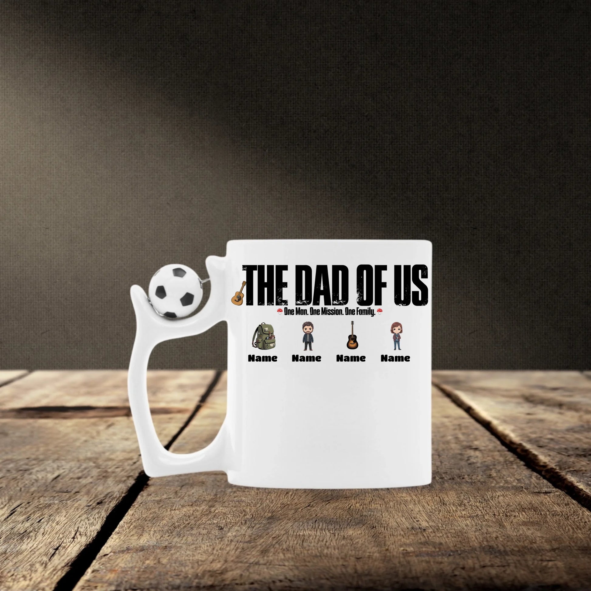 Mockup Fußballtasse