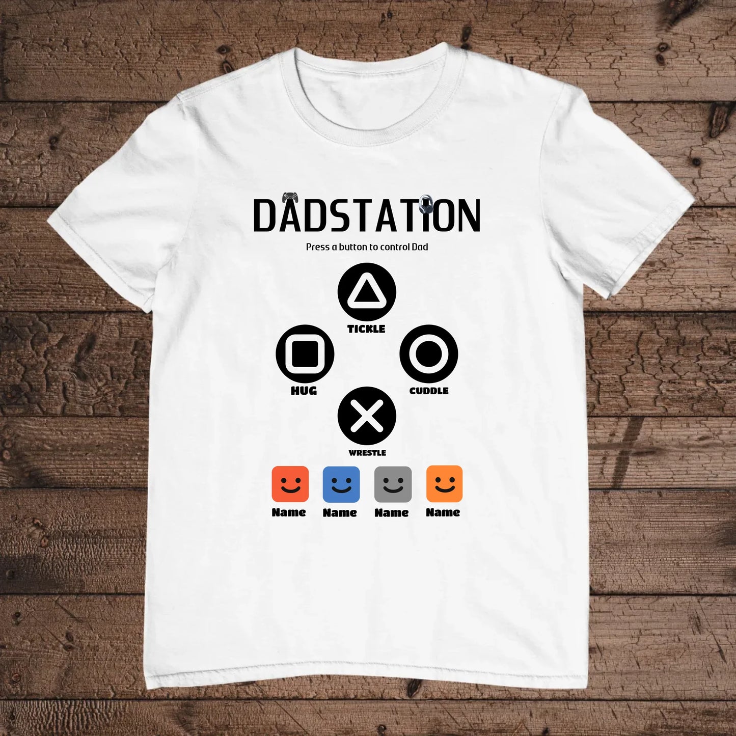 holz flatlay mockup weiß