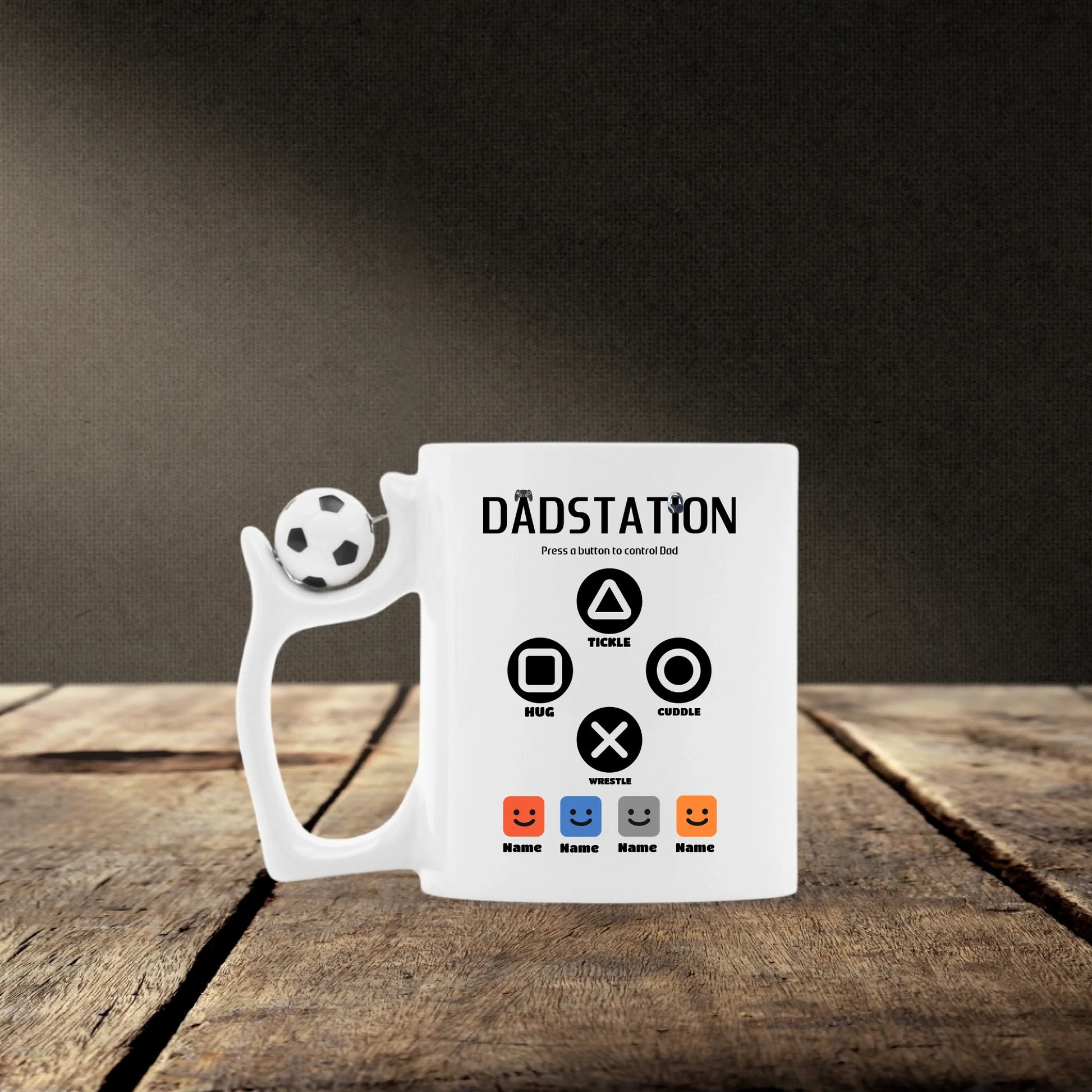 Mockup Fußballtasse