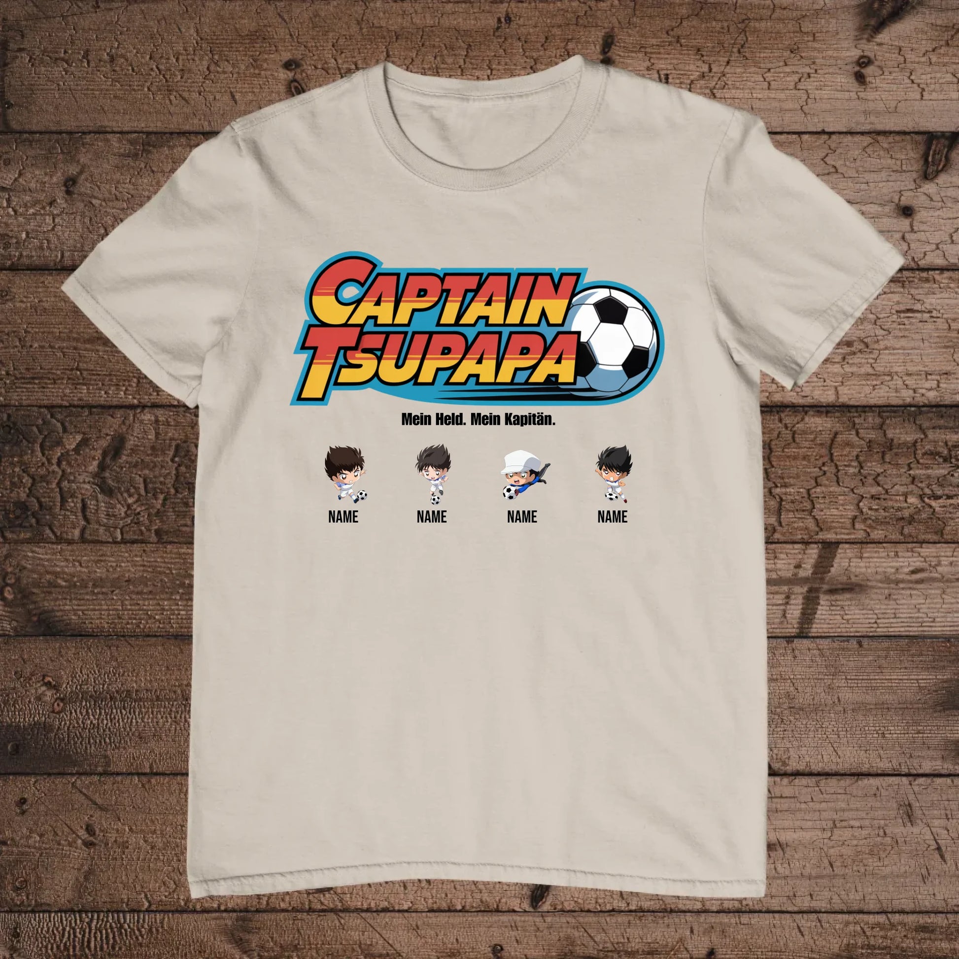 holz Flatlay mockup sand