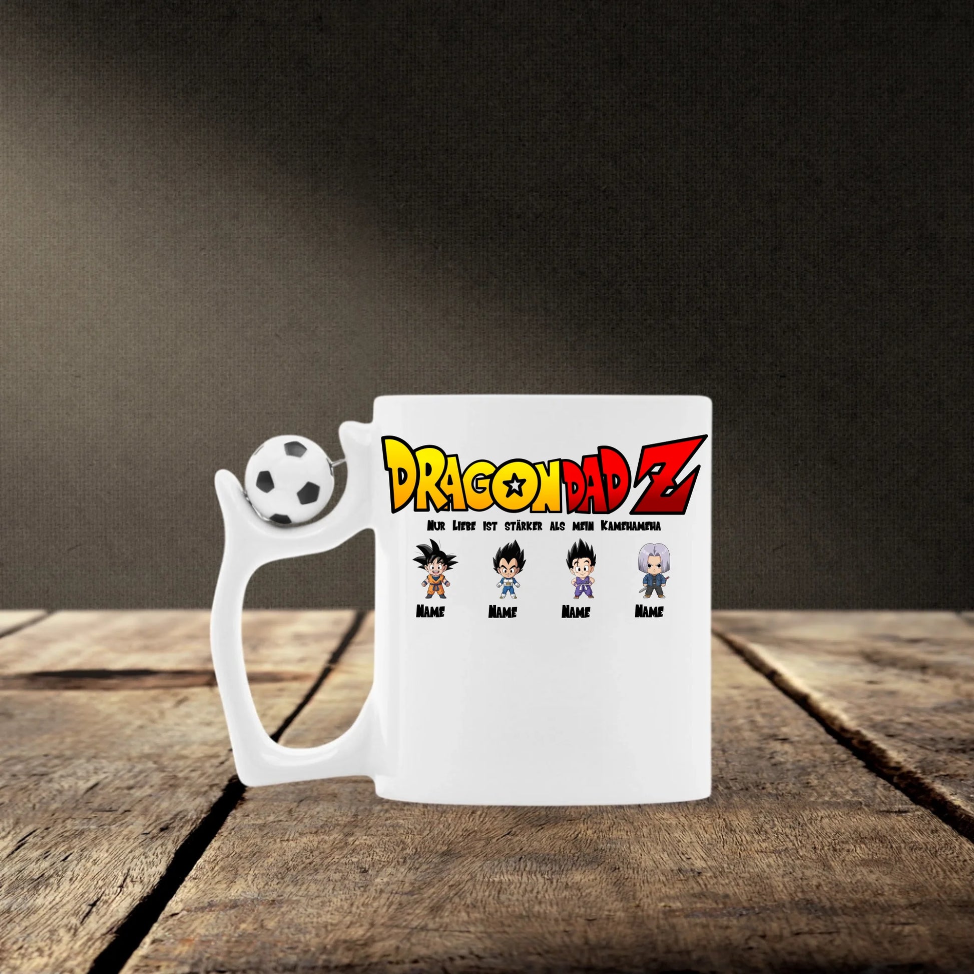 Mockup Fußballtasse
