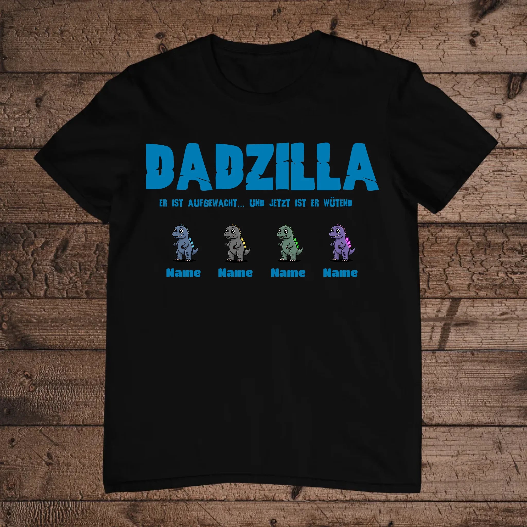 holz Flatlay mockup schwarz