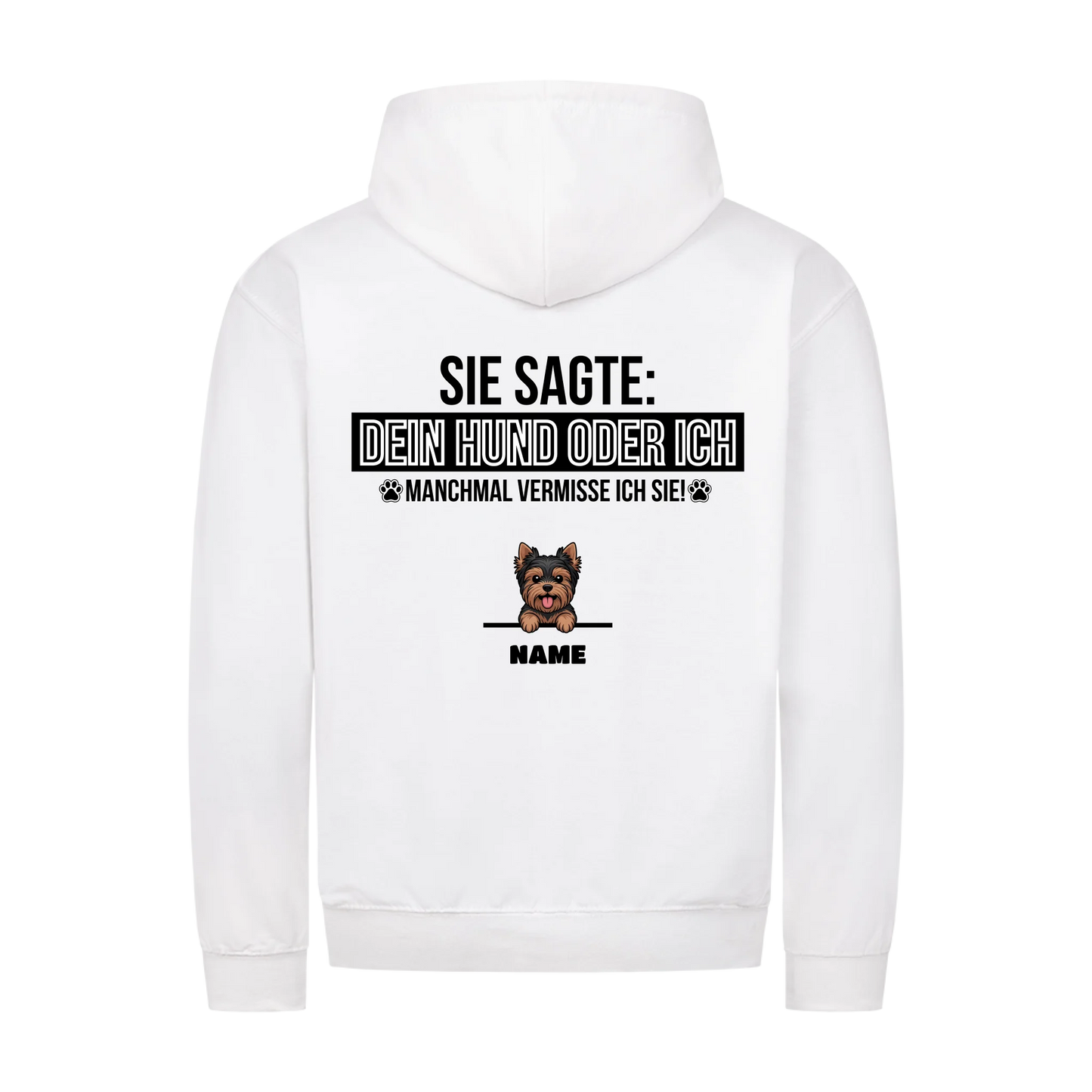Weiß hinten