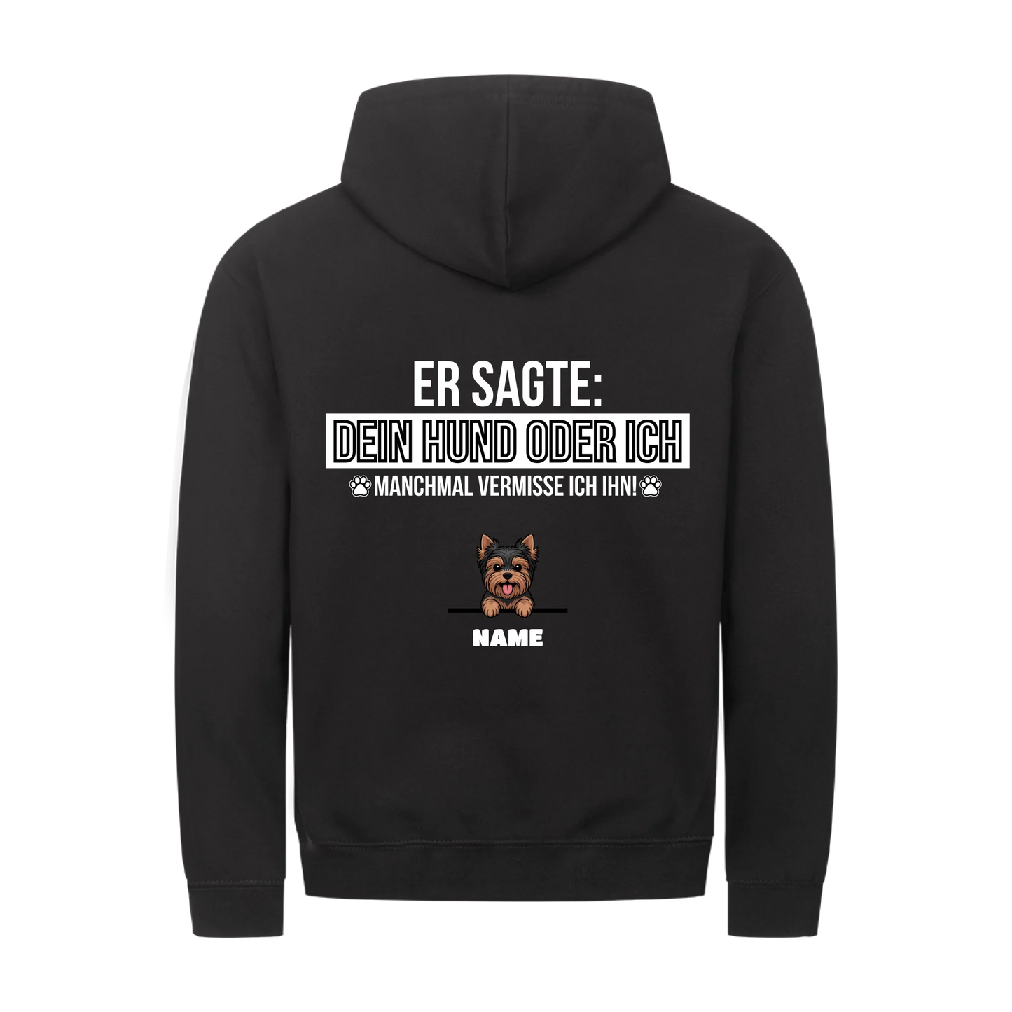 Schwarz hinten