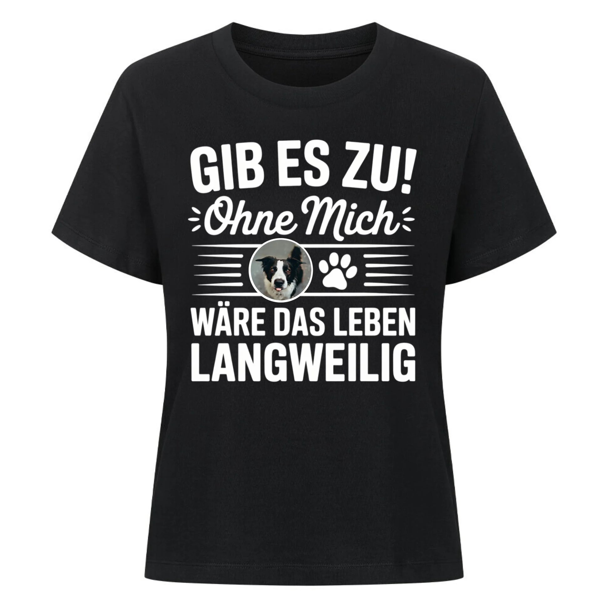 Damen Mockup Schwarz