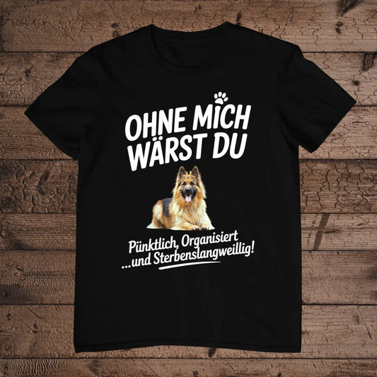 holz Flatlay mockup schwarz