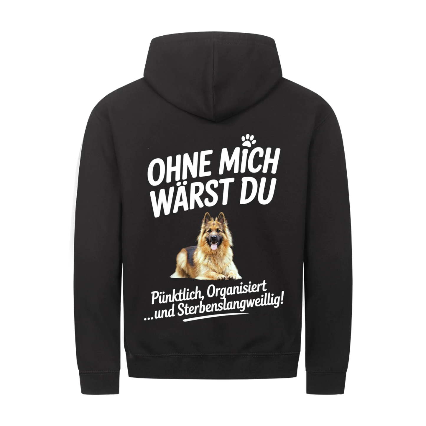 Schwarz hinten