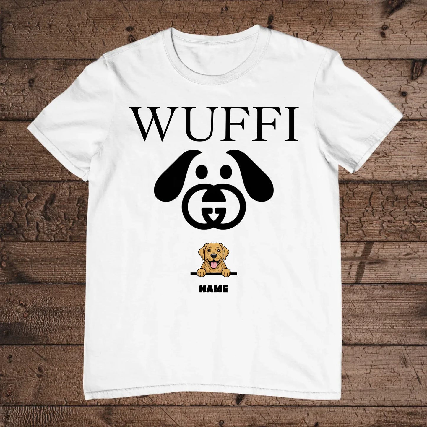 holz flatlay mockup weiß