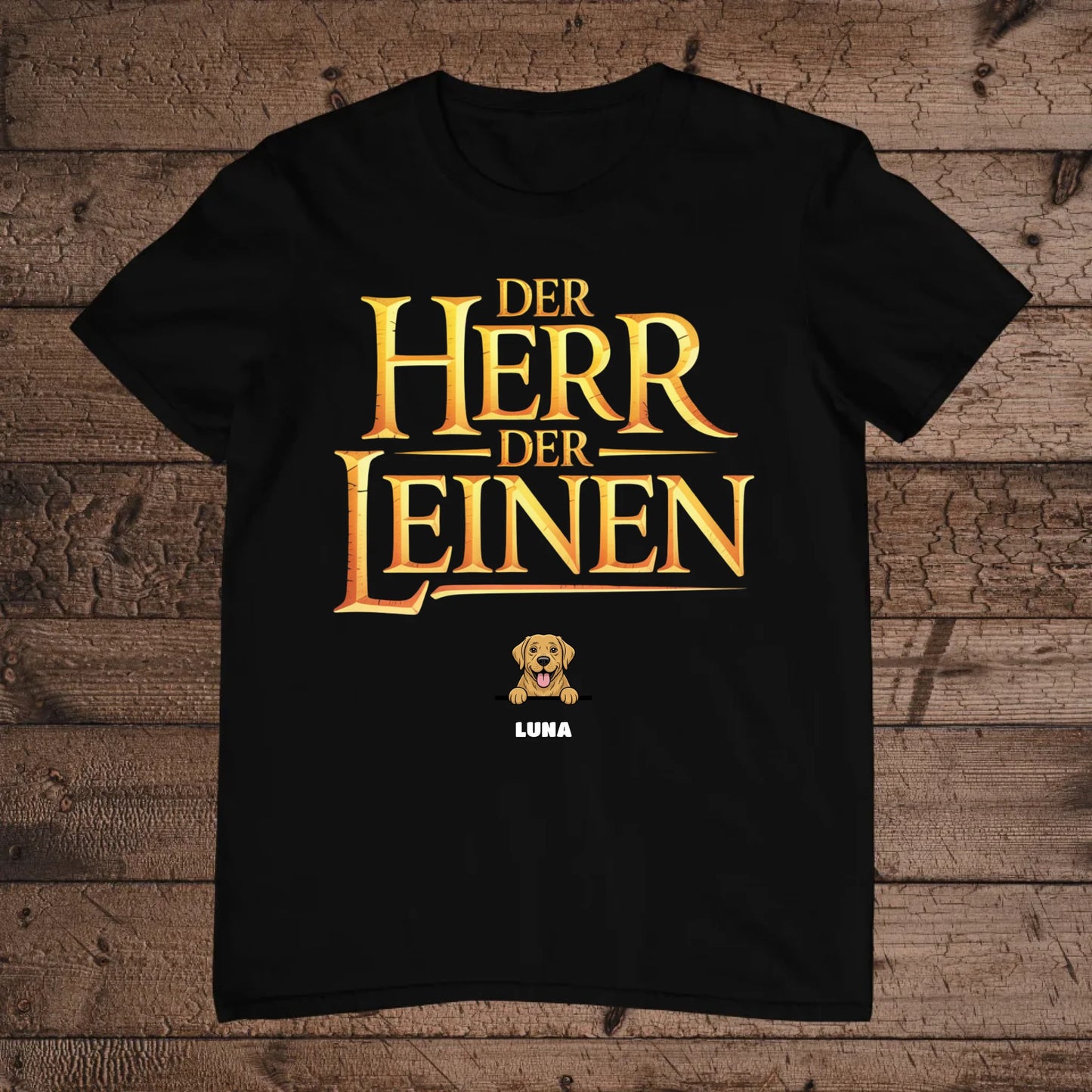 holz Flatlay mockup schwarz