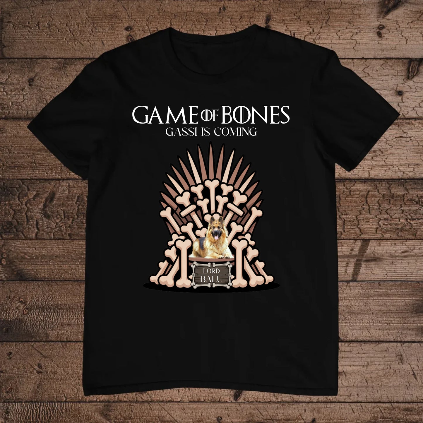 holz Flatlay mockup schwarz