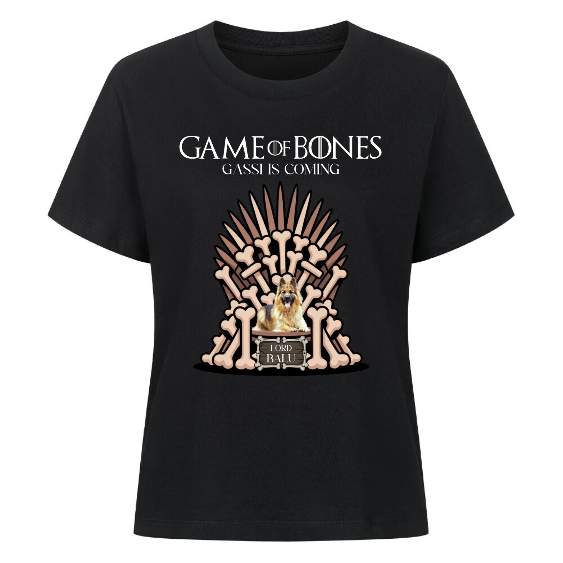 Damen Mockup Schwarz