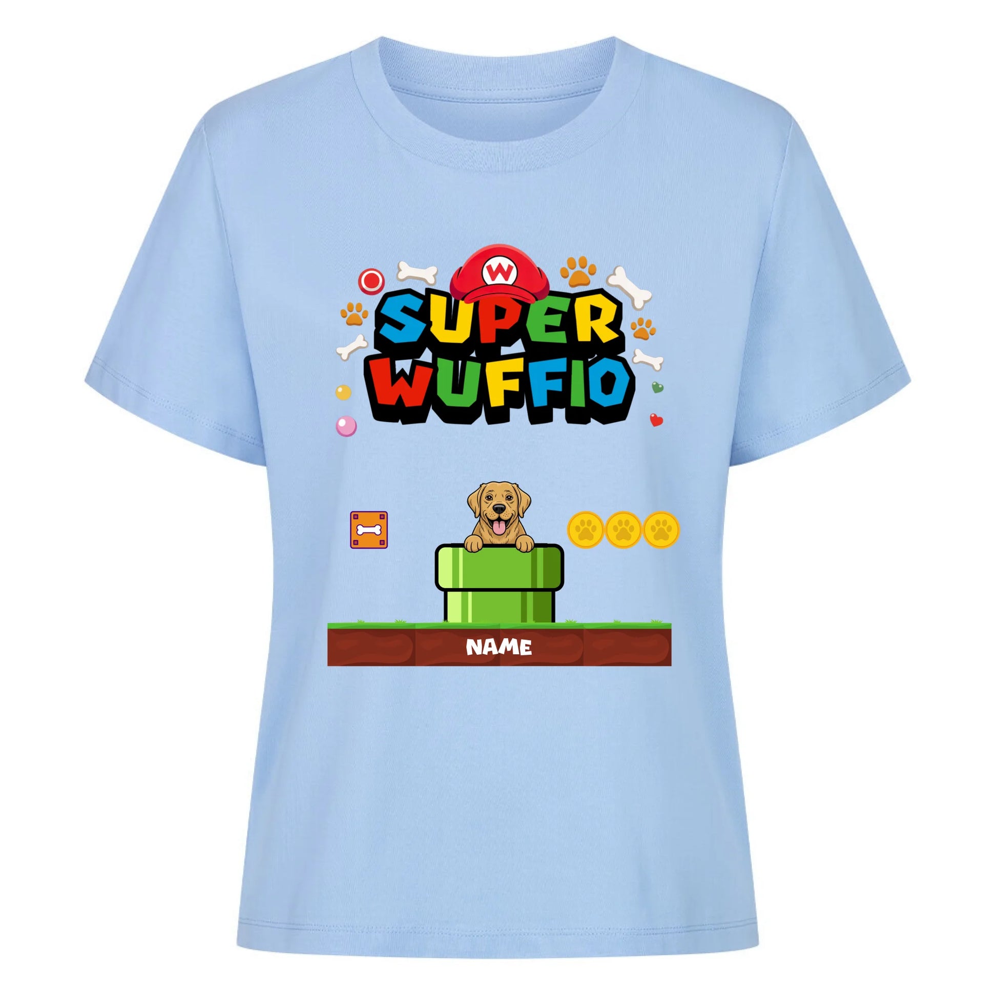 Damen Mockup sky blue