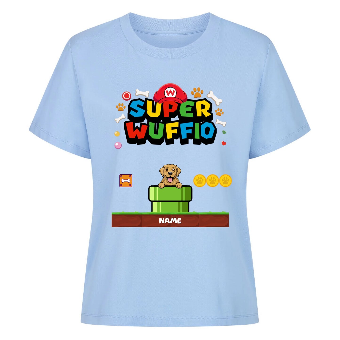 Damen Mockup sky blue