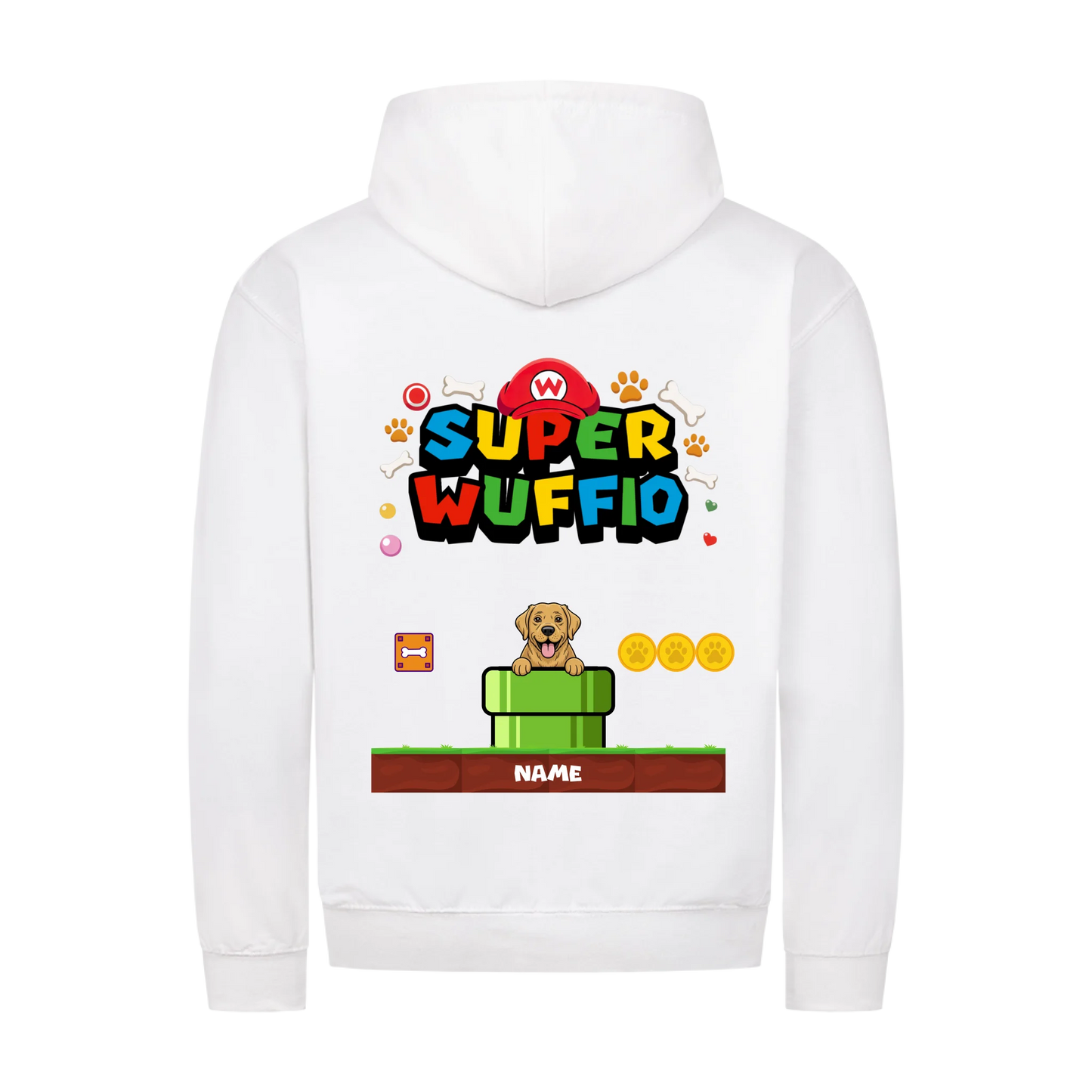 Weiß hinten