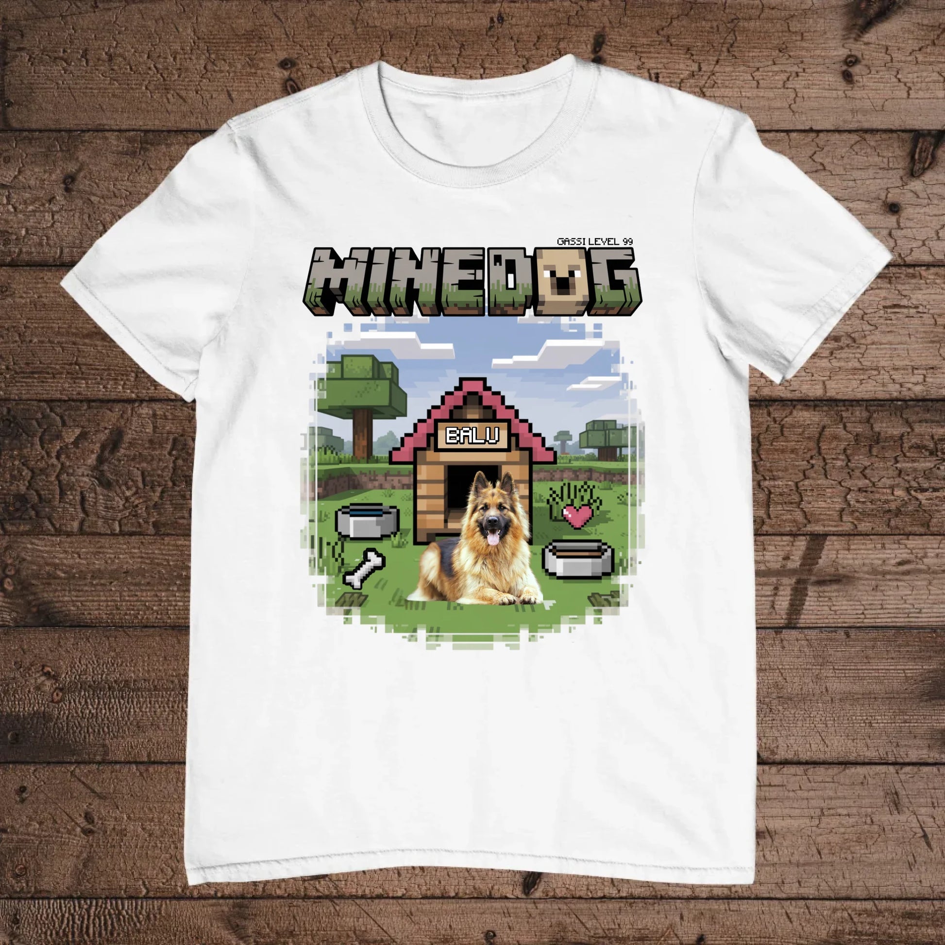 holz flatlay mockup weiß