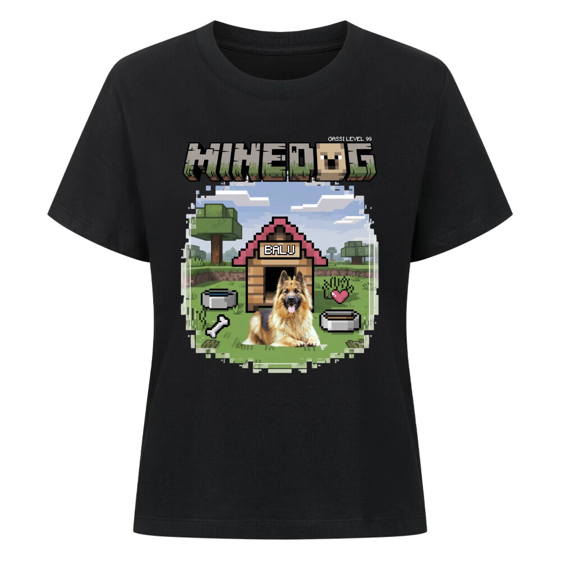 Damen Mockup Schwarz