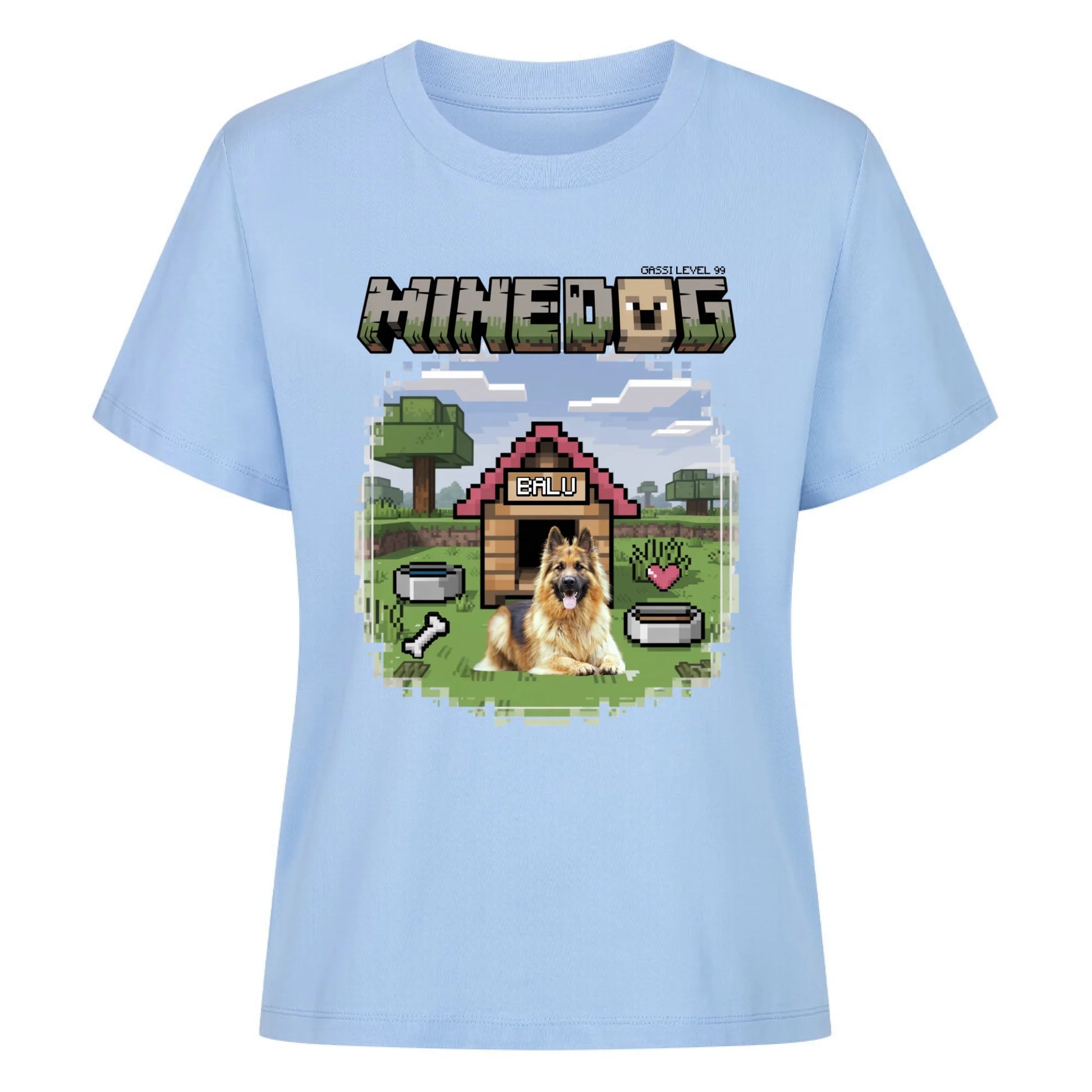 Damen Mockup sky blue