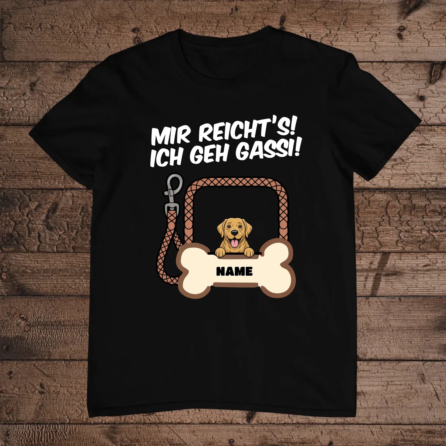 holz Flatlay mockup schwarz