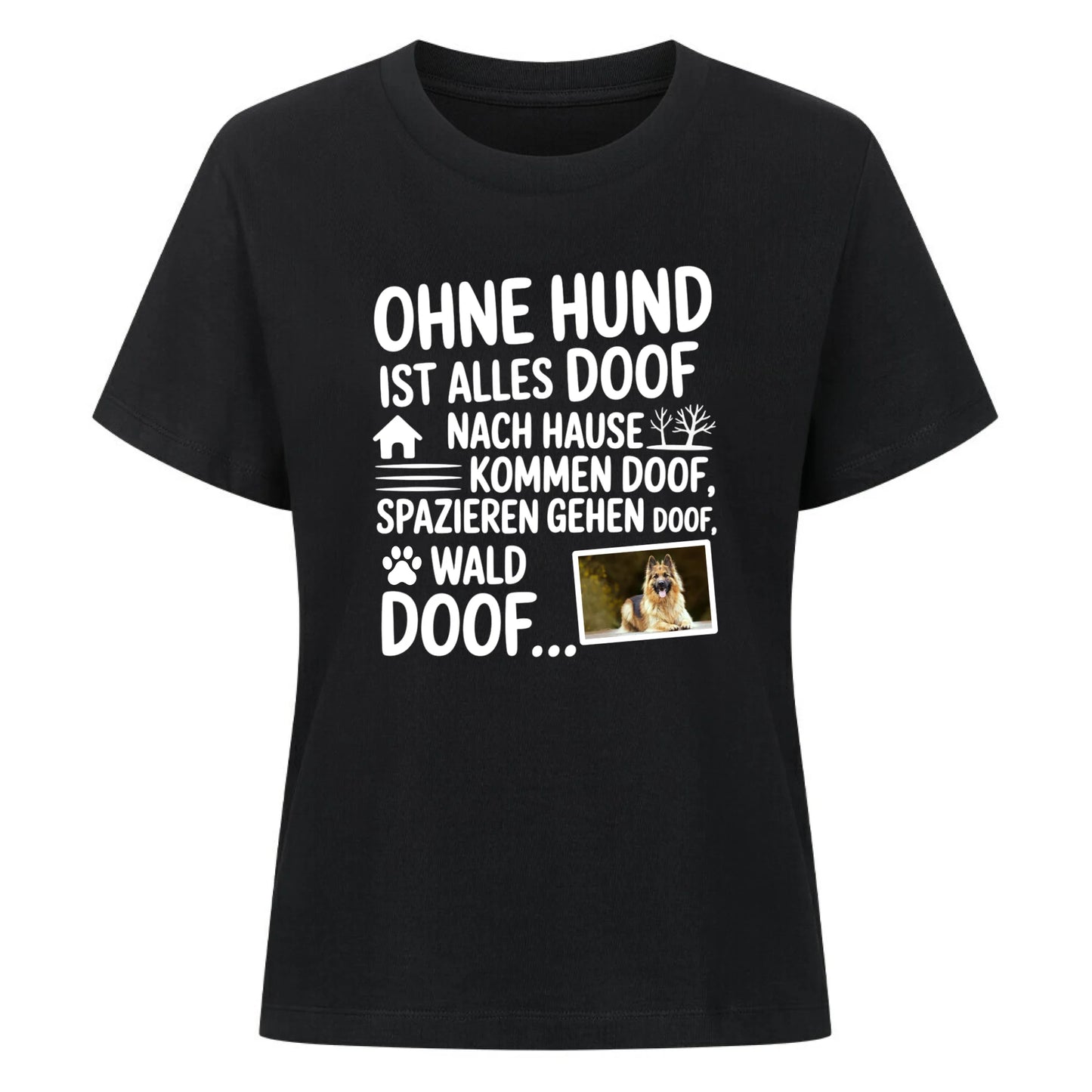 Damen Mockup Schwarz