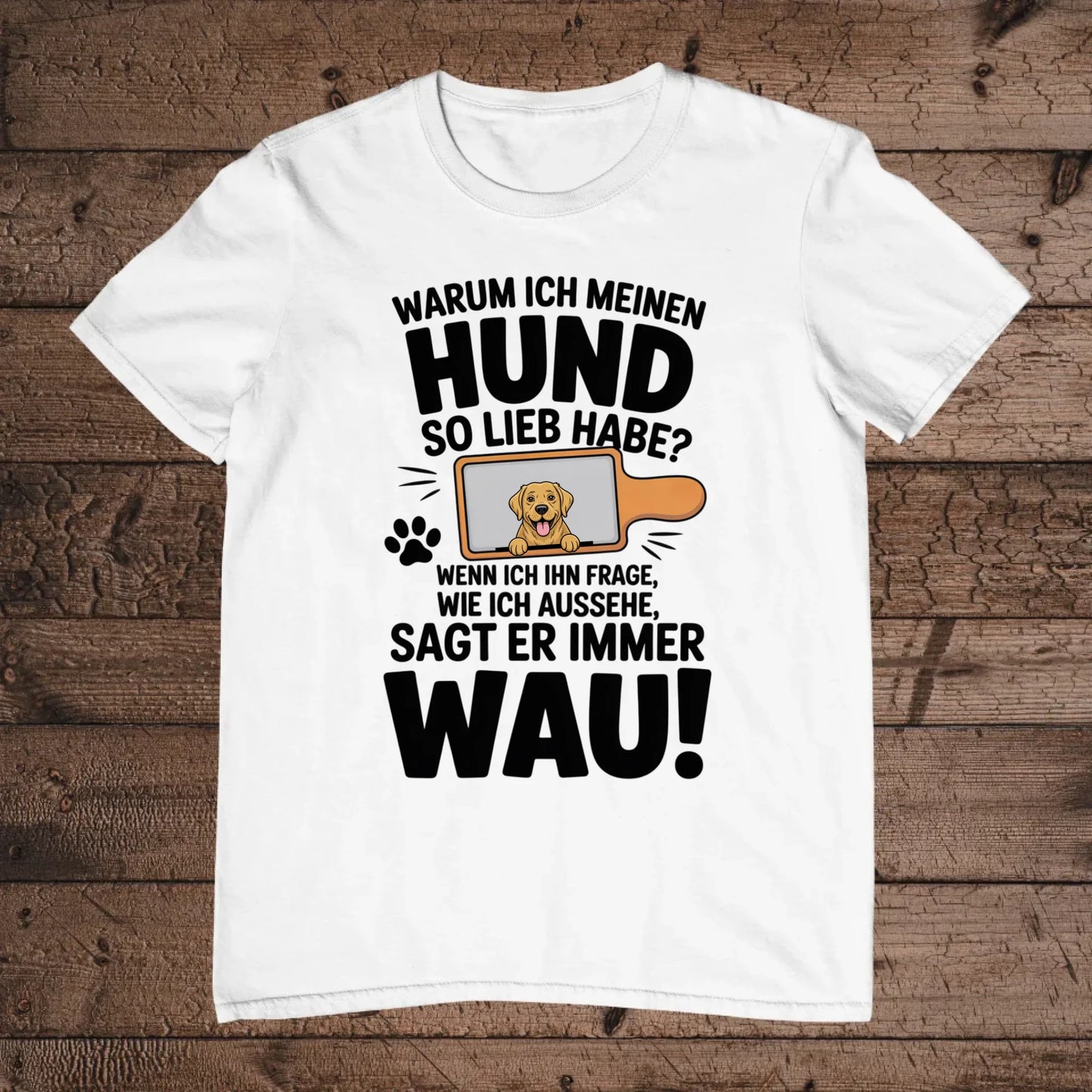 holz flatlay mockup weiß