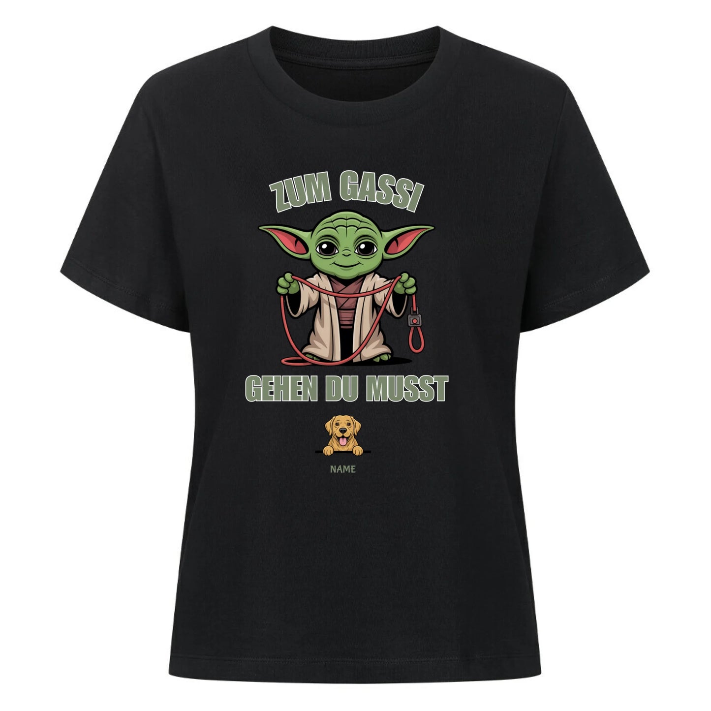 Damen Mockup Schwarz