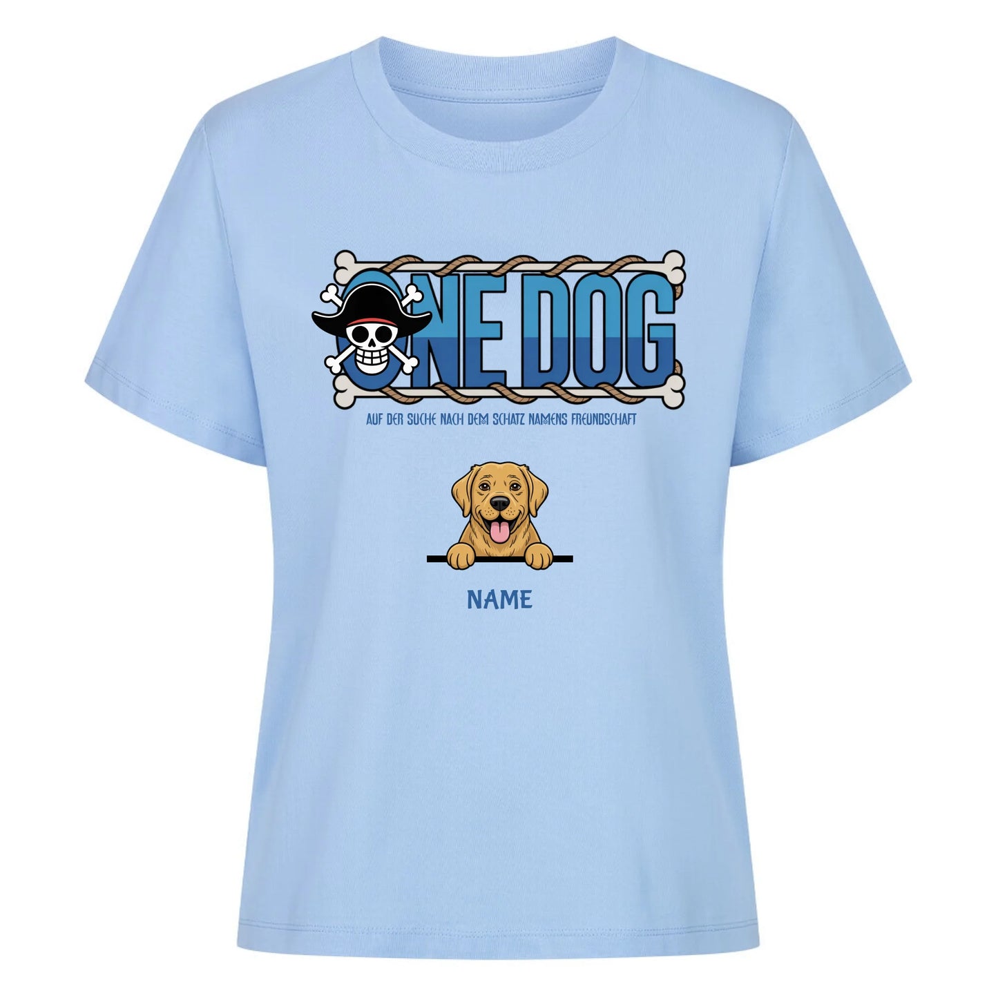 Damen Mockup sky blue