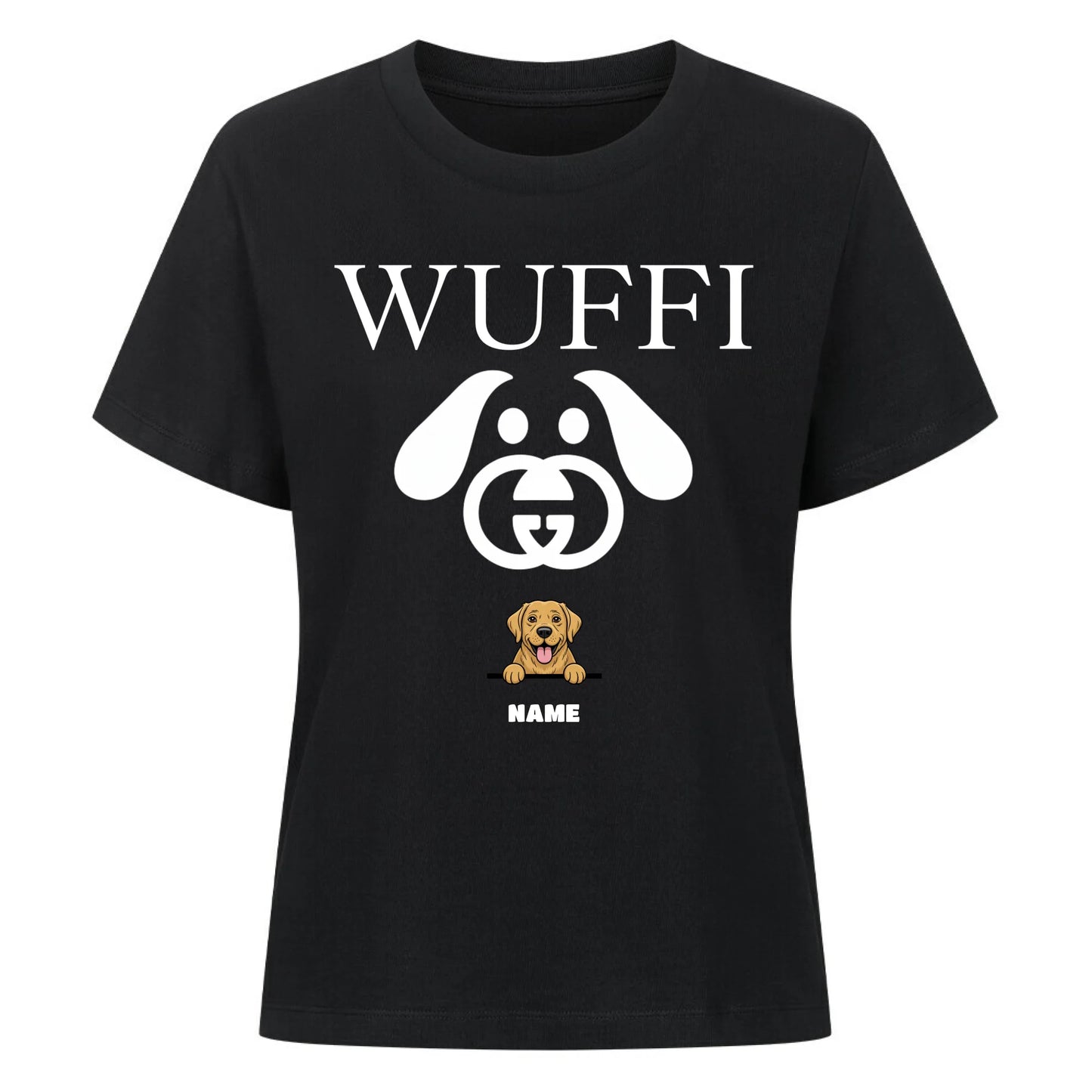 Damen Mockup Schwarz