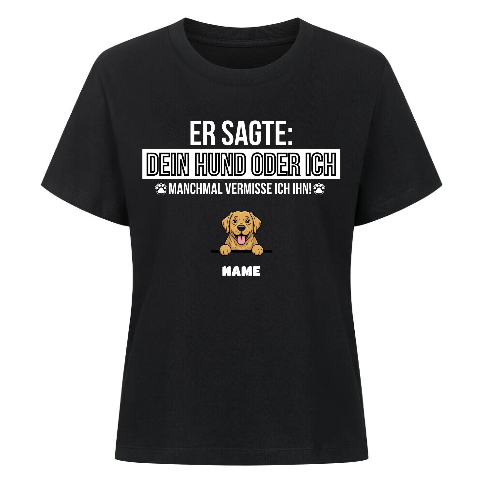 Damen Mockup Schwarz