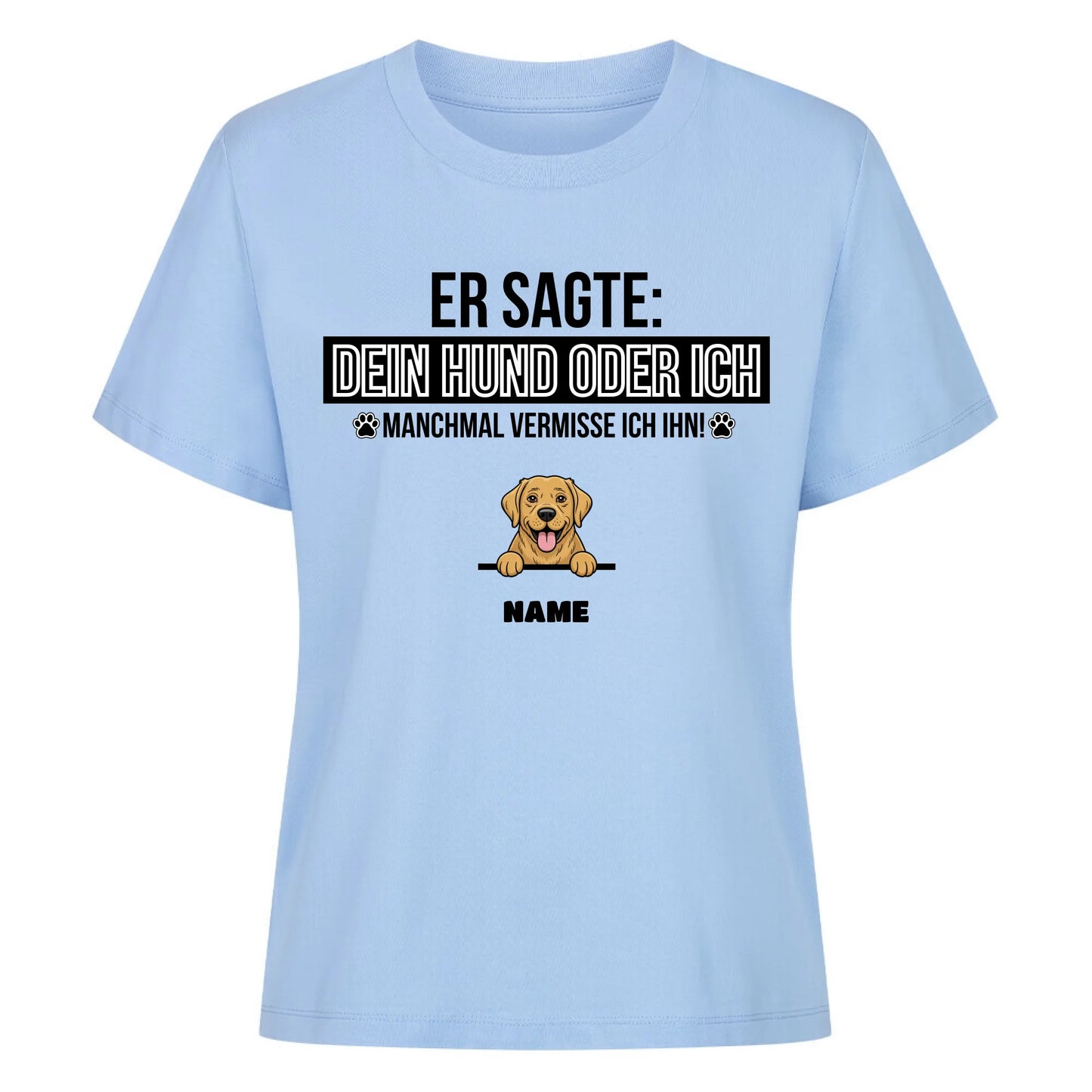 Damen Mockup sky blue