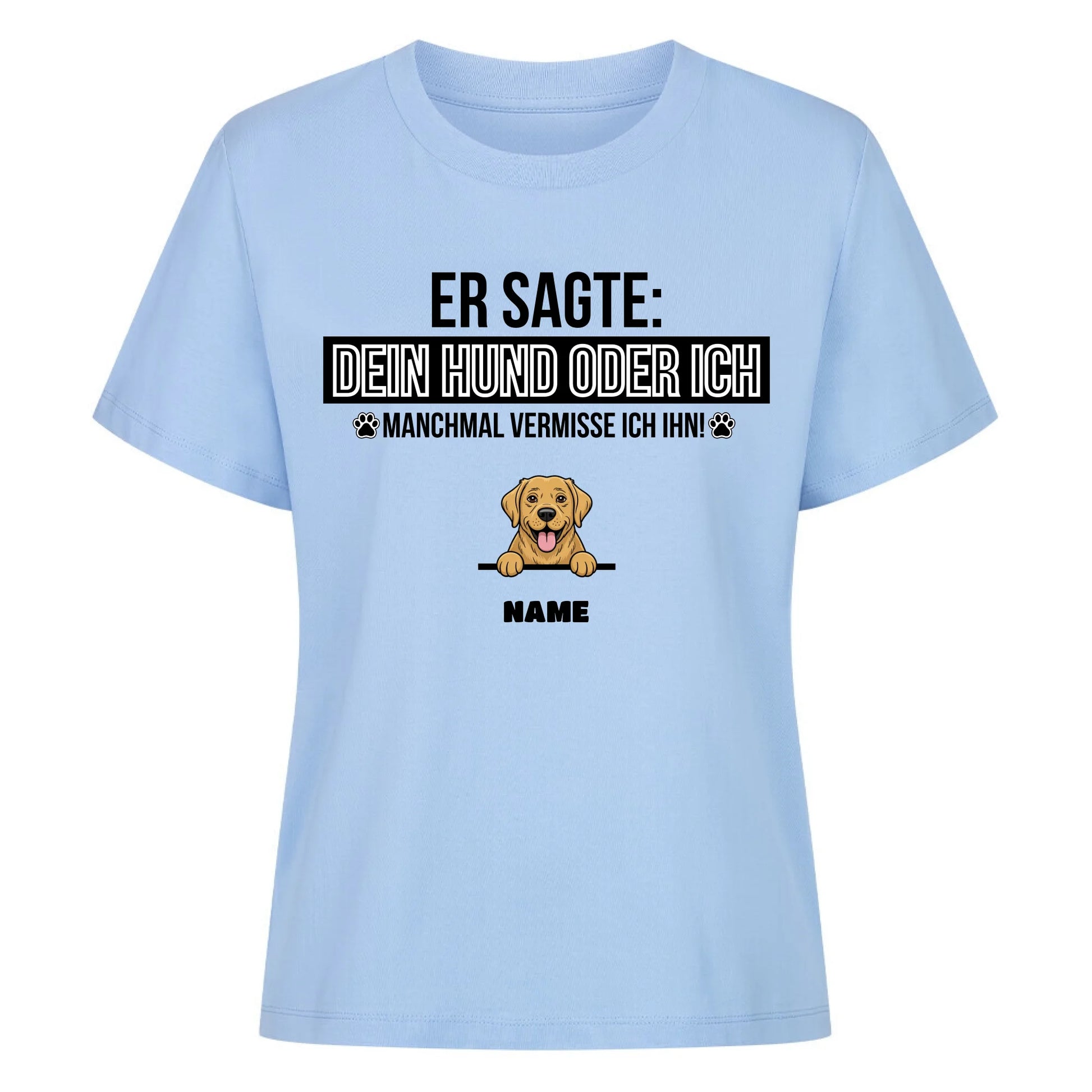 Damen Mockup sky blue